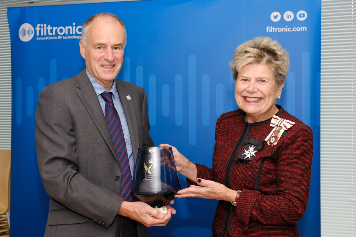 Queens award presentation