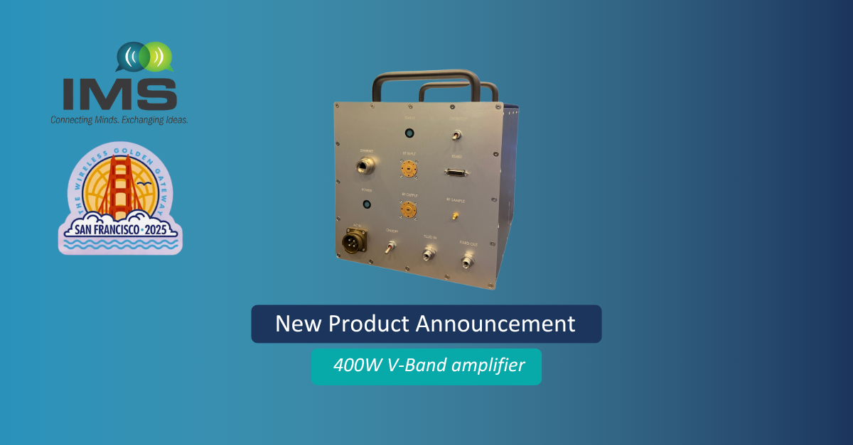Prometheus V Band Amplifier - New Product Announcement - Filtronic PLC