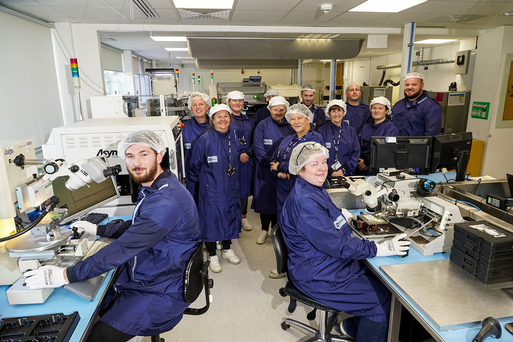 Group photo microelectronics engineering and production